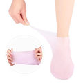 1 Pair Silicone Moisturizing Gel Heel Socks Rejuvenation Foot Care Elastic Sock. 