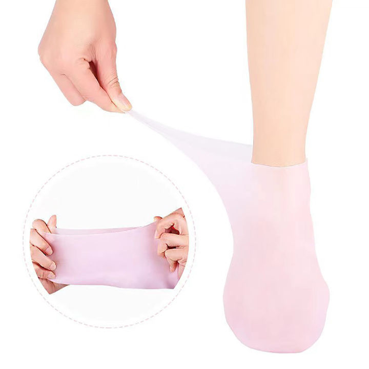 1%20Pair%20Silicone%20Moisturizing%20Gel%20Heel%20Socks%20Rejuvenation%20Foot%20Care%20Elastic%20Sock%20-%20Image%202