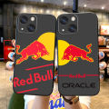Fashion Red Bull Logo Phone Case For Apple iPhone 15 14 13 12 11 SE XS XR X 7 8 6 mini Plus Pro MAX Soft Black Cover. 