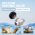 JAERBEE Needle Valve Adjustable 1/4 inch Male to Female Thread Stainless Steel 304 Flow Control Shut Off Crane Needle Valve. 