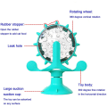 Pet Puzzle Toys Interactive Cat Slow Feeder Windmill Treat Dispensing Dog Toys with Powerful Suction Cup Pet Treat Toy. 