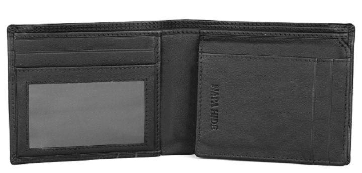 NAPA%20HIDE%C2%AE%20by%20WildHorn%20Nepal%20Genuine%20Leather%20RFID%20Protected%20Wallet%20for%20Men%20(%20NPH%20003%20Black%20Croco%20)%20-%20Image%202