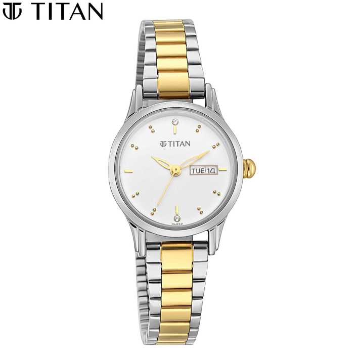 Titan Lagan Silver Dial Analog Watch for Women 2656BM01