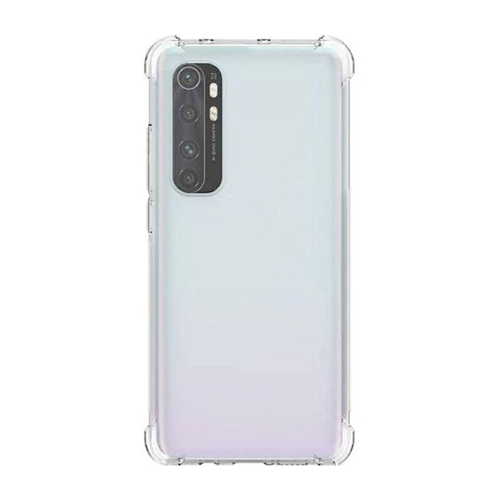 Clear case for Xiaomi Mi Note 10 Lite - Transparent Soft Shockproof Airbag Crystal Phone Back Cover