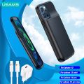 USAMS Battery Charger Back Case For Iphone 12 pro max. 