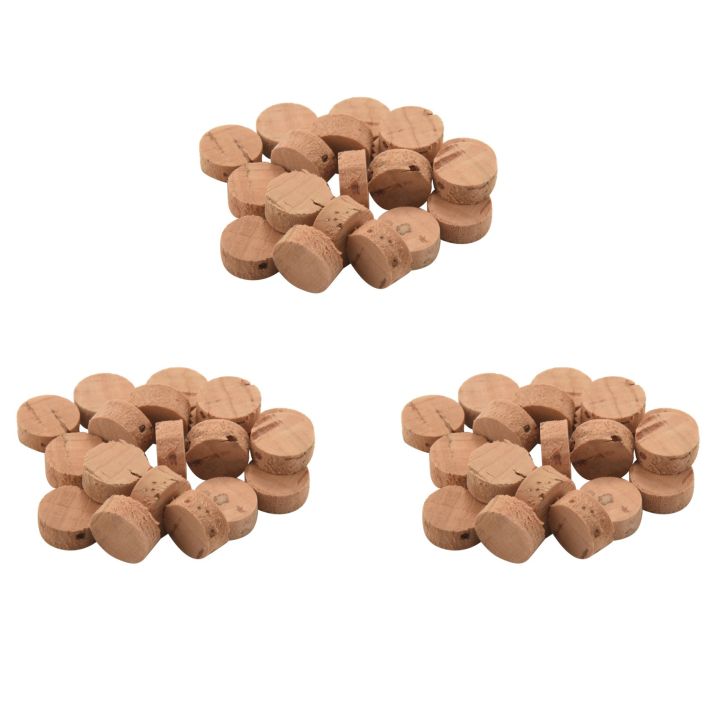 NANLIY 60Pcs 9.5mm Trumpet Cork Pads, Trumpet Repairing Cork Pads Trumpet Water Key Spit Value Cork Pad