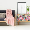 Artsy Home Meili Tropical Floral Birds Pattern Vinyl Wall Sticker Decal 120cm x 40cm for Home Decor. 
