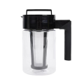 1 PCS 1300Ml Cold Brew Iced Coffee Maker Airtight Seal Handle Coffee Kettle As Shown Plastic Non-Slip Handle Coffee Kettle. 