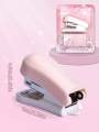 1set Mini Portable Stapler Set, Simple Multifunctional Student Small Stapler And Staple Gun, Office Binder, Suitable For Binding Documents And Stationery. 