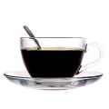 Pasabahce Espresso Cup With Saucer Set , Basic, 85 ml, Set of 6. 