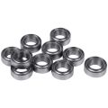 ZOROOM 10Pcs Miniature Sealed Metal Shielded Metric Radial Ball Bearing Model: MR106-ZZ 6X10X3mm & 10Pcs MR74-ZZ 4x7x2.5mm. 