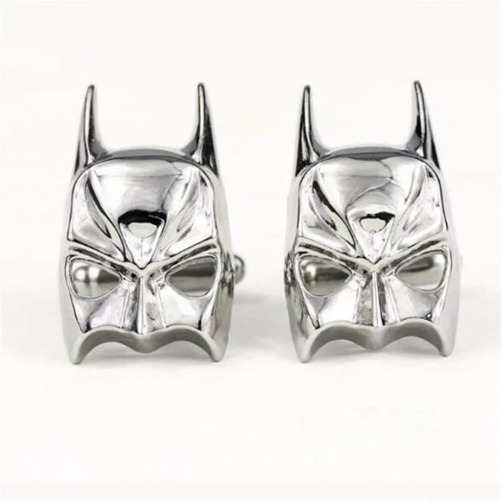 【VisioN Super Shop】The Avengers Eendgame Cufflink Thor Hammer Captain America Batman Cuff French Shirt Sleeve Buttons Wedding Gifts