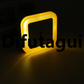 Difutagui Light Kids Baby Square Plug European and American Auto Control Affordable Light Sensor Mini Light Novelty Moon Romantic Color Light. 
