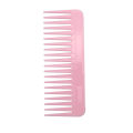 Huangdian Fashion  19 Teeth Wide Tooth Comb Large Black Pink Plastic Pro Salon Barber Hairdressing Styling Hair Comb Detangler Curly Hair Care Tool. 