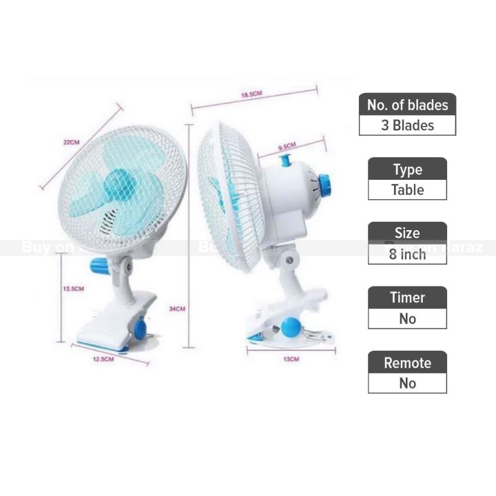 Mini Clip Electric Fan Hj-180