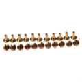 Solid Brass Button Stud Screw Nail Screw Back Leather Rivet Belt 10 PCS Arc 8mm & 10 PCS 10mm. 