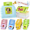 Preschool Educational Audible Talking Flash Card Reader Toy For Kids - 112 Double Sided Flashcards. 