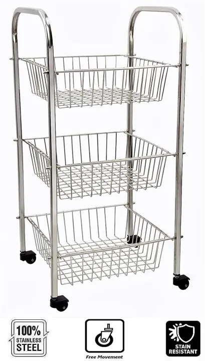 Stainless%20Steel%203%20Layer%20Fruit%20&%20Vegetable%20Kitchen%20Trolley%20Basket%20Organizer%20With%20Wheels%20-%20Image%205