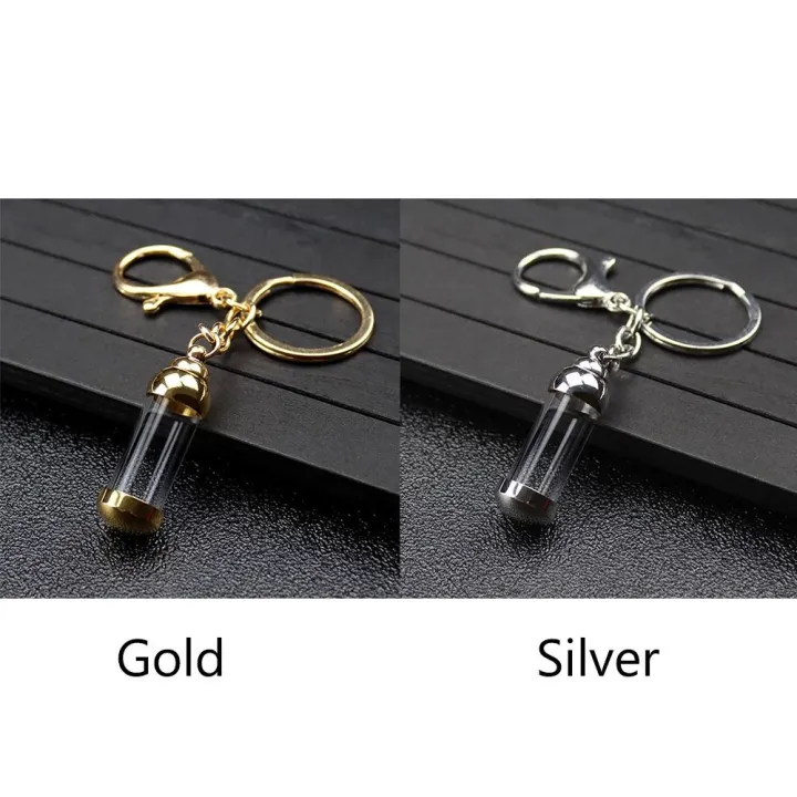 NEW%20Cylinder%20Glass%20Vial%20Keychain%20for%20Ash%20Sand%20Steel%20Wishing%20Bottle%20Pendant%20Keepsake%20Openable%20Screw%20Cap%20Perfume%20Jars%20-%20Image%202