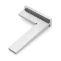 DIN875-2 100x70mm 90 Degree Angle Corner Square Ruler Wide Base Gauge Woodworking Tool. 