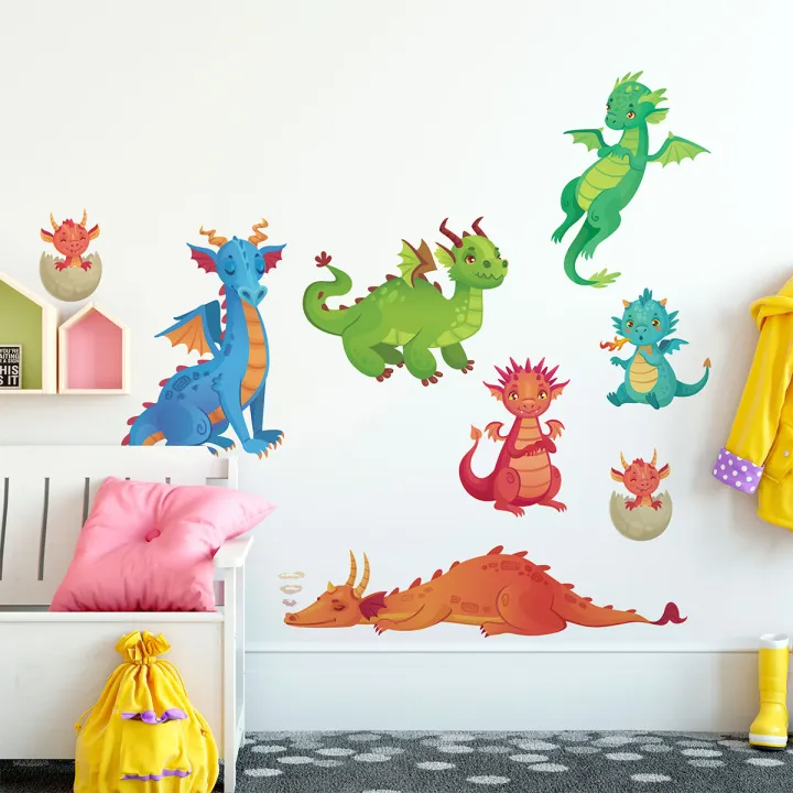 Happy%20Dragons%20Animal%20Wall%20Stickers%20105cm(H)%20x%20135cm(W)%20-%20Image%204