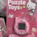 Creative Hello Kitty Electronic Pet Game Machine Pixel Virtual Network Bag Pendant Gift Funny Play Toys. 