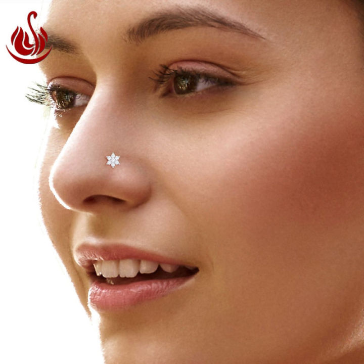 Sazuna Jewellers Gracia Diamond Nose Pin For Women 14K Daraz .np
