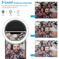 Selfie Ring light Rechargeable battery 3 mode. 