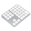 Financial 2.4G and Bluetooth Wireless Keyboard Rechargeable 35 Keys Mini Digital Keypad Portable Slim Design Wireless Numeric Keypad Laptop Notebook. 