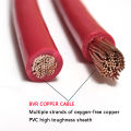 8/6/4/2AWG 10/16/25mm2 Battery Connection Cable Copper Wire with SC Terminal For Car Battery Series and Parallel, UPS, Inverter. 