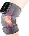Cordless Knee Massager with Heat and Vibration, FSA or HSA Eligible Heating Pad for Knee Elbow Shoulder, Heated Knee Brace Wrap (Pack of 1). 