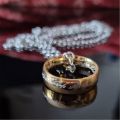 DIY Costume Lord of Rings Outfit Cosplay Simple Style Ring of Power One Ring Necklace. 