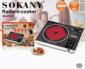 SOKANY Safe Induction Cooktop Alternative - 3500W Infrared Radiant Cooker, 12 Power Levels & 3 Modes, Low Radiation for Family. 