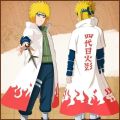 【The hottest this year】 Naruto Xiao Organization Clothes Yondaime Hokage Cloak Clothing Red Cloud Robe Suit Halloween Peripheral Children. 