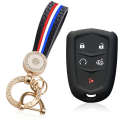 For Cadillac Escalade CTS XTS ATS ATS-L XLS SRX 28T CTS-V XT5 CT6 XT6 XT4 Holder Keychain Shell Set Remote Case Car Key Cover. 