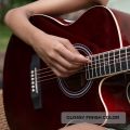 Kadence Frontier Series Brown Acoustic Guitar | Brown Acoustic Guitar With Bag | Perfect Acoustic Guitar For Beginners. 