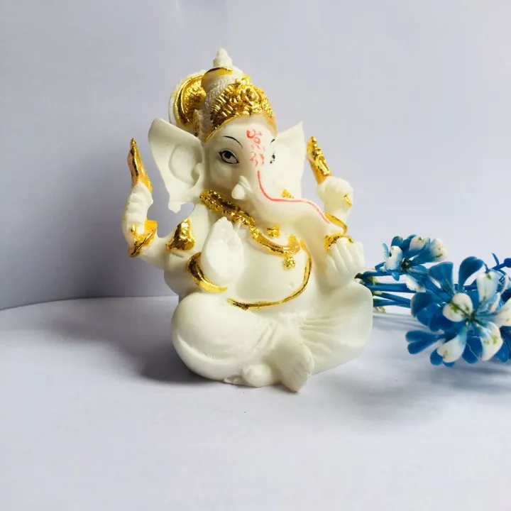 Jenisha%20%F0%9F%99%8F=14%20CM%20Lord%20Ganesh%20Bhagwan%20White%20Marble%20Showpiece%20/%20God%20Figure%20/%20Statue%20/%20Gift%20Item%20-%20Image%202