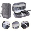 Waterproof Cable Storage Bag/ Digital Electronic Organizer Bag / Portable USB Data Line Charger Plug Storage Bag Travel Cable Organizer. 
