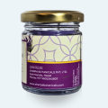 Lavender Scented Soy Wax Candle 100gm Natural Long-Lasting Clean Burning. 