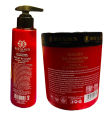 Royalsun USA Keratin Smooth  | Hair Fall Control Shampoo 550 ML  | Hair Treatment SPA 500 ML (Set). 