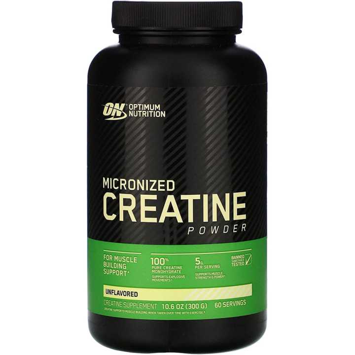 Optimum Nutrition Micronized Creatine Powder Strength & Recovery 300 Gram