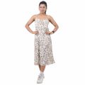 Summer Collection  Stylish Cute Floral Printed Cotton Mix Midi / One Piece Dress  For Women By Rc. 