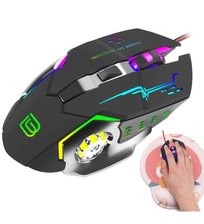 Bajeal%20Gaming%20Mouse%20With%20RGB%20LED%20Light%20%7C%203200dpi%2010M%20Clicks%20Wired%20Gaming%20Mouse%20-%20Image%204
