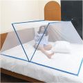 Double Bed Portable Foldable Tent Mosquito Net (190cm X 180cm). 