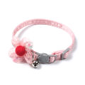 Oufeiton Cat Collar Soft Reflective Bells Small Dog Cat Regular Collar. 