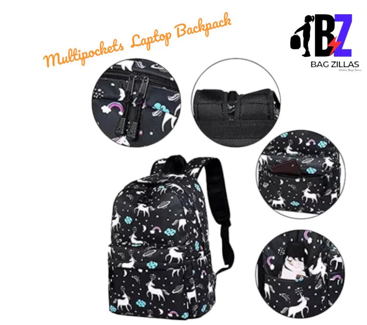 Bagzillas:%20Girls%20Laptop%20Backpack%20Ultra%20Soft%20LightWeight%20Casual%20Student%20Bag%20With%20Laptop%20Compartment%20School%20Bag%20For%20Girls%20-%20Image%207