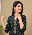 Viscose Rayon Kurta Palazzo Set For Women. 