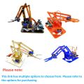 SG90 4 DOF Unassembly Acrylic Mechanical Arm Robot Manipulator Claw For Arduino Maker Learning DIY Kit Robot. 