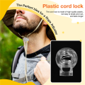 Plastic Toggle Spring Stop Single Hole String Cord Locks 10 Pcs. 