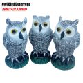 New Pest Control Owl Bird Deterrent Realistic Sunscreen Owl Ornaments Waterproof Garden Decoration Owl Decoy Outdoor. 